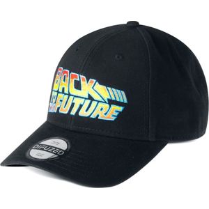 Back To The Future Logo Baseballová kšiltovka černá