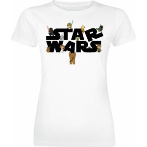 Star Wars Kiddi Logo Dámské tričko bílá