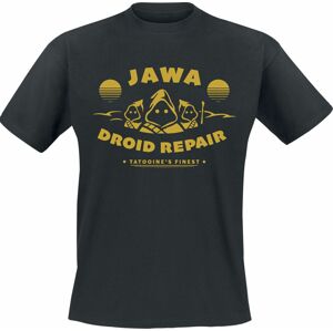 Star Wars Jawa Droid Repair Tričko černá