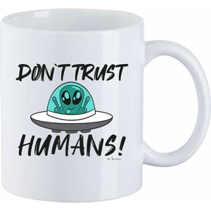 Don't Trust Humans Hrnek bílá
