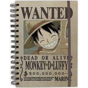 One Piece Wanted Luffy Notes standard