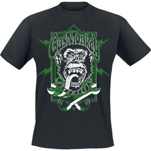 Gas Monkey Garage Green Spanner Tričko černá