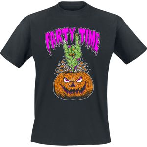 Halloween Party Time tricko černá