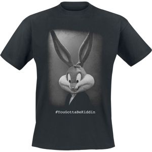 Looney Tunes Bugs Bunny - #YouGottaBeKiddin Tričko černá