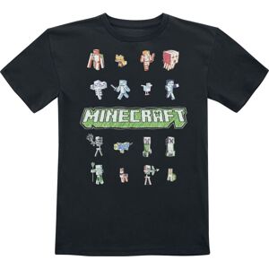 Minecraft Kids - Characters detské tricko černá