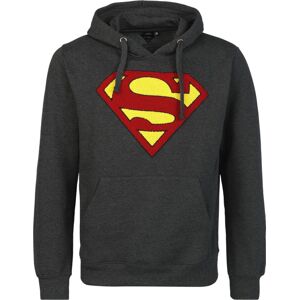 Superman Logo Mikina s kapucí černá