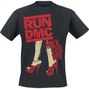 Run DMC Walk This Way Legs Tričko černá
