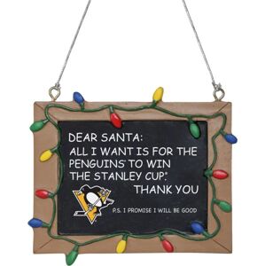 NHL Tabulka Pittsburgh Penguins Vánocní ozdoba - koule vícebarevný