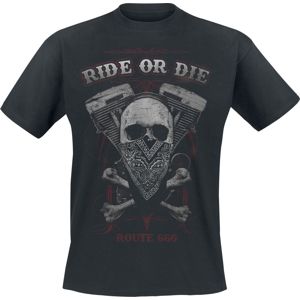 Ride Or Die Tričko černá