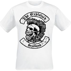 The Exploited Scotland tricko bílá