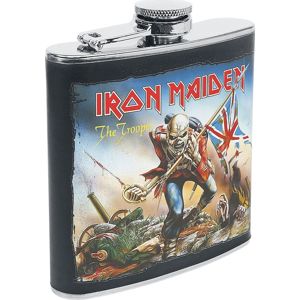 Iron Maiden Trooper láhev stríbrná