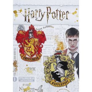 Harry Potter Nášivky s motivem Nebelvíru a Mrzimoru nášivka vícebarevný