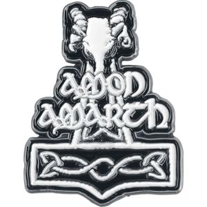 Amon Amarth Hammer Odznak bílá/cerná