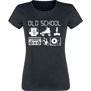 Sprüche Old School Dámské tričko černá