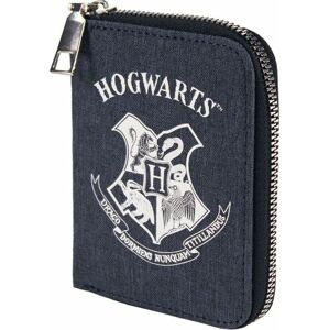 Harry Potter Hogwarts Logo Peněženka tmavě modrá / černá