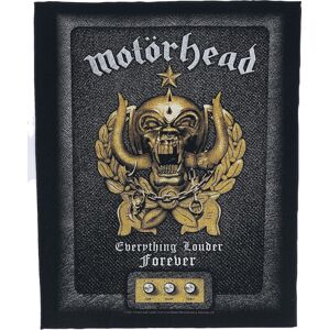 Motörhead Everything Louder Forever nášivka na záda cerná/zlatá