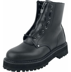 Black Premium by EMP Černé boty se zipem boty černá