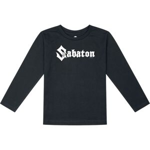 Sabaton Metal-Kids - Logo detské tricko - dlouhý rukáv černá