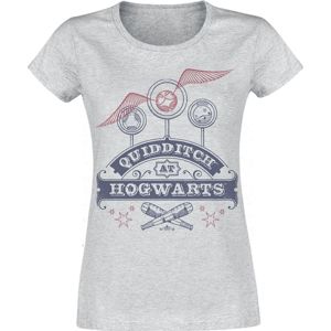 Harry Potter Quidditch at Hogwarts Dámské tričko šedý vres