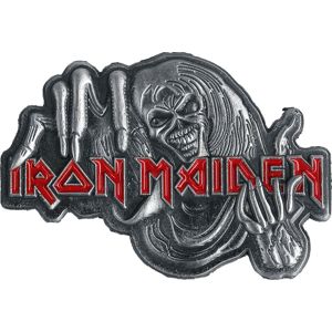 Iron Maiden Number Of The Beast Odznak šedá/cervená