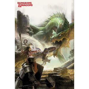 Dungeons and Dragons Adventures plakát vícebarevný