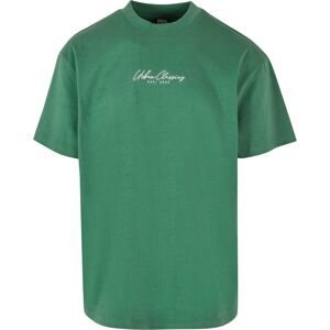 Urban Classics Oversized tričko s výšivkou Tričko zelená