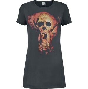 Slayer Amplified Collection - Skull Šaty charcoal