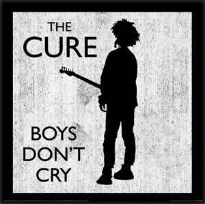 The Cure Boys Don't Cry Zarámovaný obraz cerná/bílá