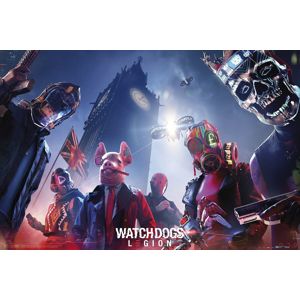 Watch Dogs 3 - Legion - Keyart Legion plakát vícebarevný