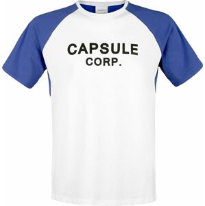Dragon Ball Super - Capsule Corp. Raglánové tričko modrá/bílá