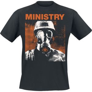 Ministry Gas Mask Tričko černá