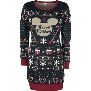 Mickey & Minnie Mouse Happy Holidays Šaty vícebarevný