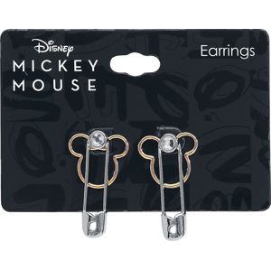 Mickey & Minnie Mouse Zapínací špendlík sada náušnic stríbrná