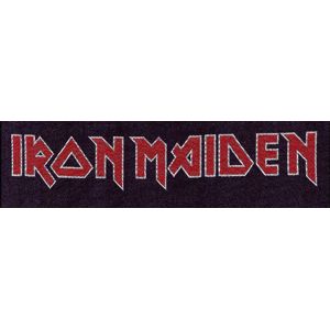 Iron Maiden Iron Maiden Logo nášivka cerná/cervená/bílá