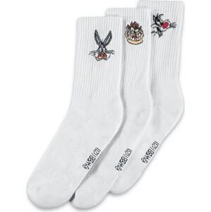 Looney Tunes Sportovní ponožky Ponožky bílá