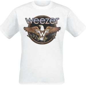 Weezer Eagle tricko bílá
