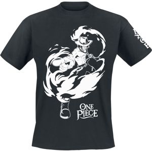 One Piece Ace Tričko černá