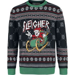 Ugly Christmas Sweater Sleigher Santa Pletený svetr vícebarevný