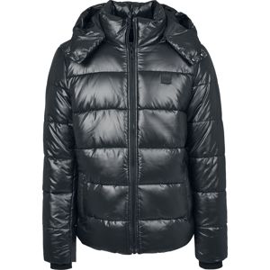 Urban Classics Prošívaná bunda Vanish s kapucí zimní bunda černá