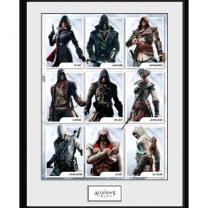 Assassin's Creed Compilation Characters Zarámovaný obraz standard