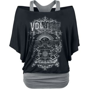Volbeat Old Letters Dámské tričko cerná/šedá