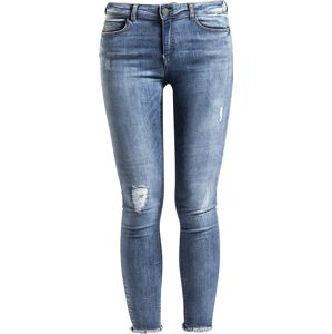 Noisy May Lucy Normal Waist Ankle Jeans Dámské džíny modrá