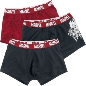Marvel Marvel Comics spodní prádlo cerná/cervená