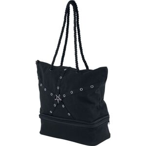 Gothicana by EMP Plážová taška s odnímatelnou chladící přihrádkou Plážová taška černá