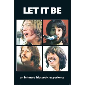 The Beatles Let it be plakát vícebarevný