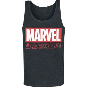 Marvel Logo Tank top antracit mix