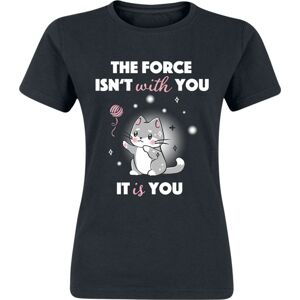 Tierisch The Force Is You Dámské tričko černá