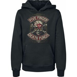 Five Finger Death Punch Kids - Dirty Skull detská mikina s kapucí černá