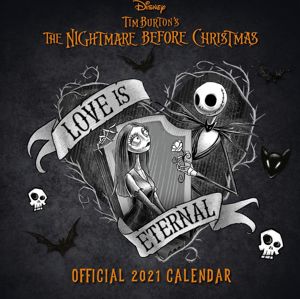 The Nightmare Before Christmas Nástěnný kalendář 2021 Nástenný kalendár vícebarevný