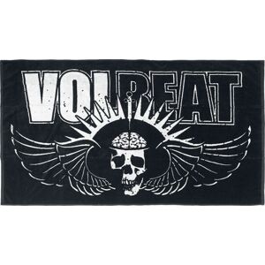 Volbeat Winged Skull - Badetuch rucník cerná/bílá